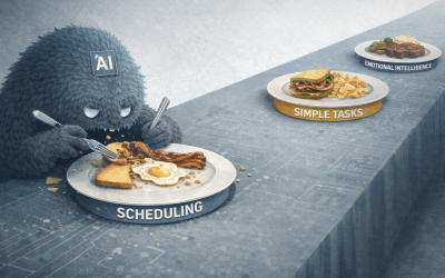 AI is eating the world of work from the bottom up